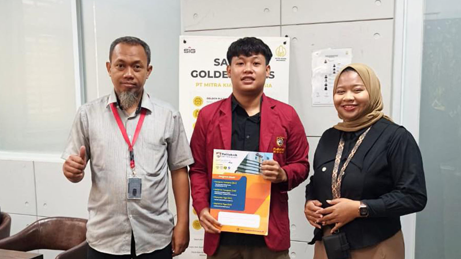 Serah Terima Mahasiswa PKL di PT. Kiara Mitra Indonesia Klapanunggal Bogor